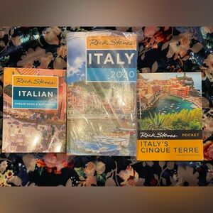 Set of 3 Rick Steves Italy Guidebooks 2020
